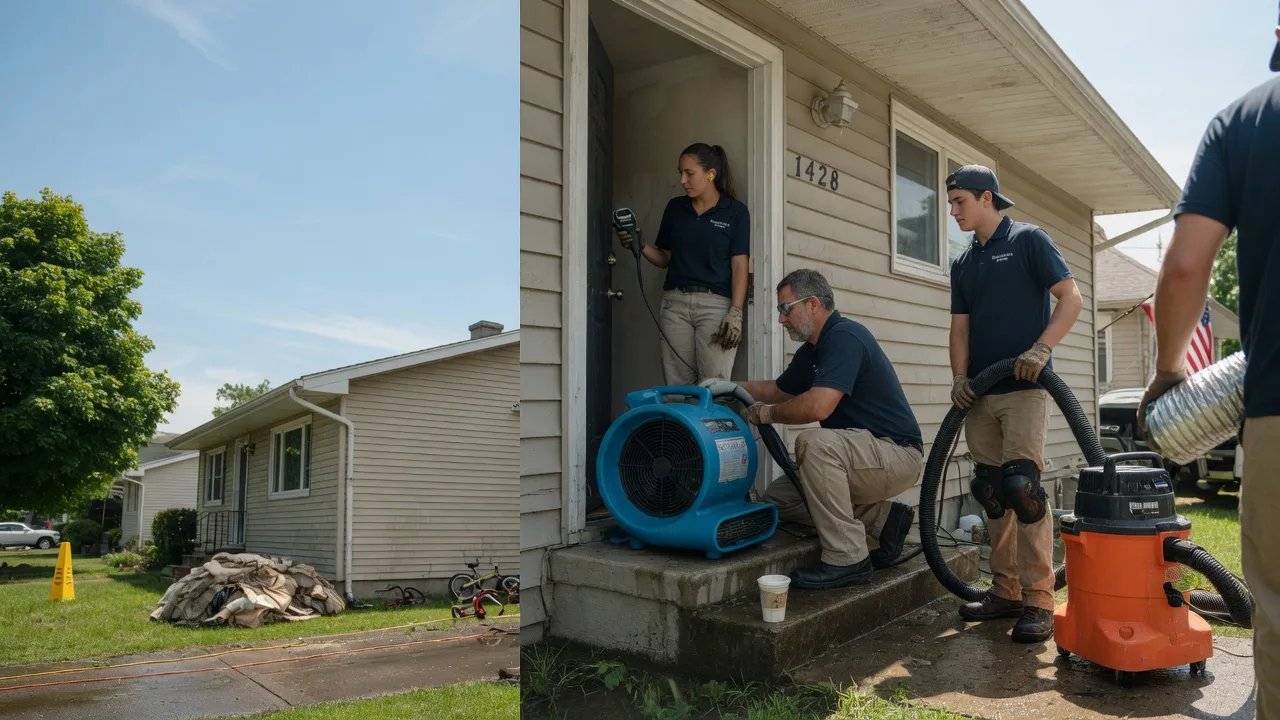 Water Damage Restoration in Louisville, IL near me